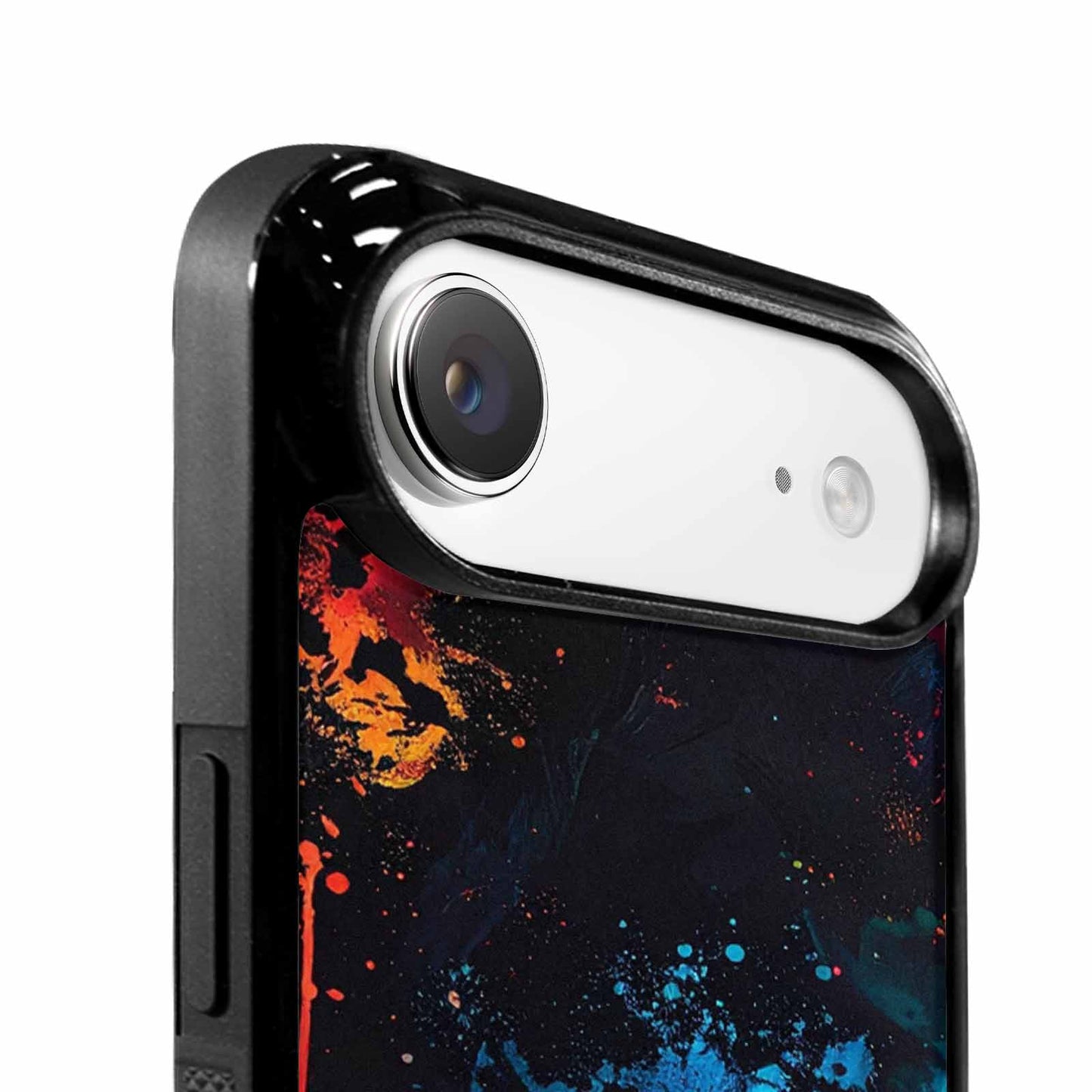 iPhone 17 Air Case — Color Style Deep Blacks Animal Print, Custom Art Phone Cover