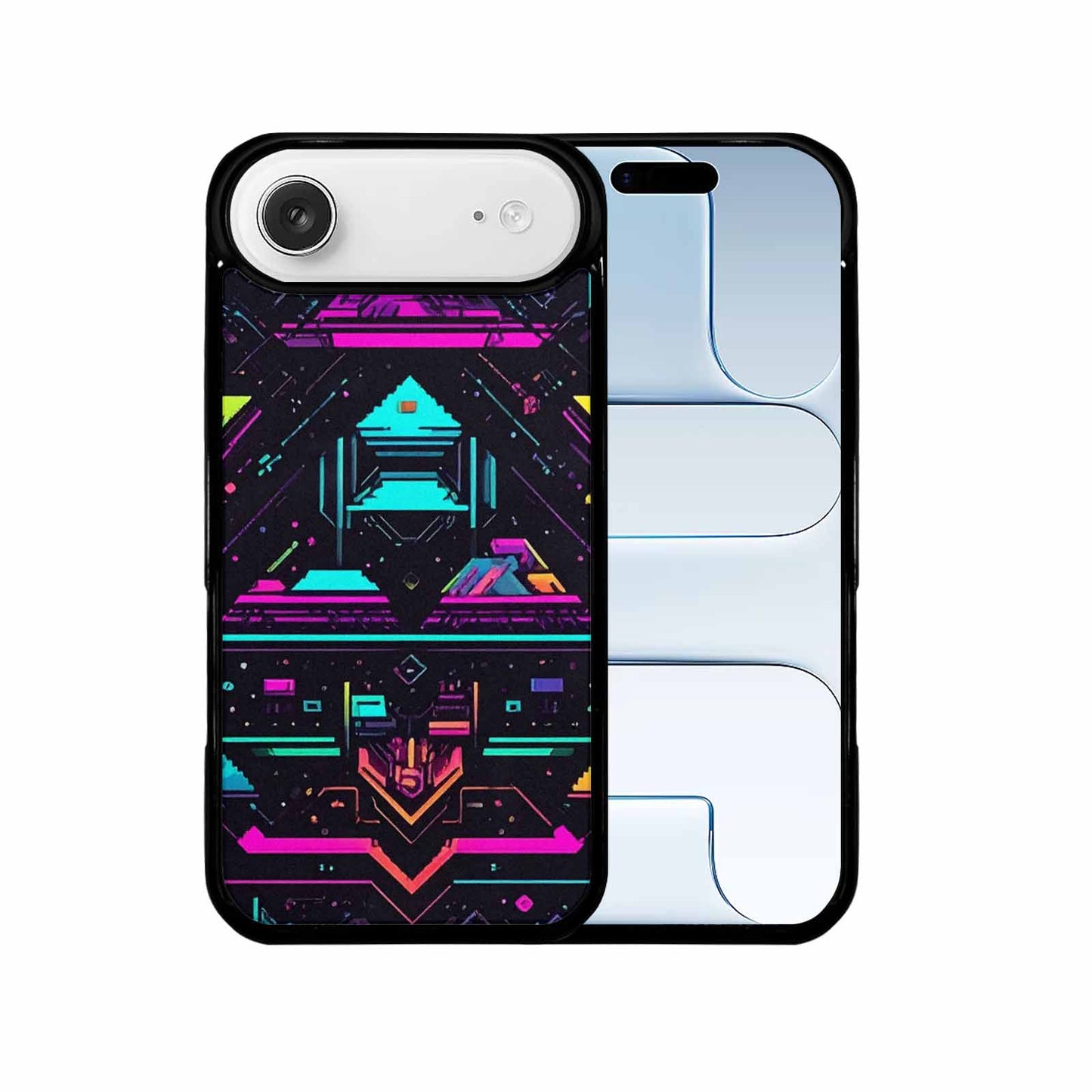 iPhone 17 Air Case — Retro Pixel Art Pattern Bit Retro, Custom Phone Case