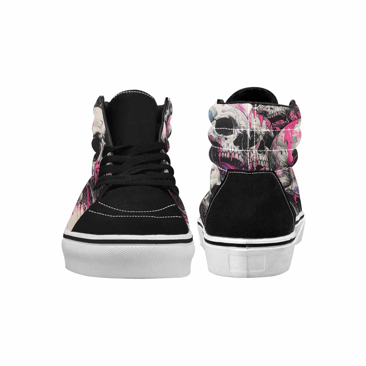 MEN'S Rainbow From Skull S High Top Canvas Dreamlike Custom Shoes