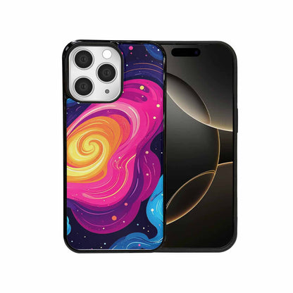 iPhone 15 Pro Max Case — Love Wins Galaxy Seamless Pattern Vibrant, Unique Phone Case Design
