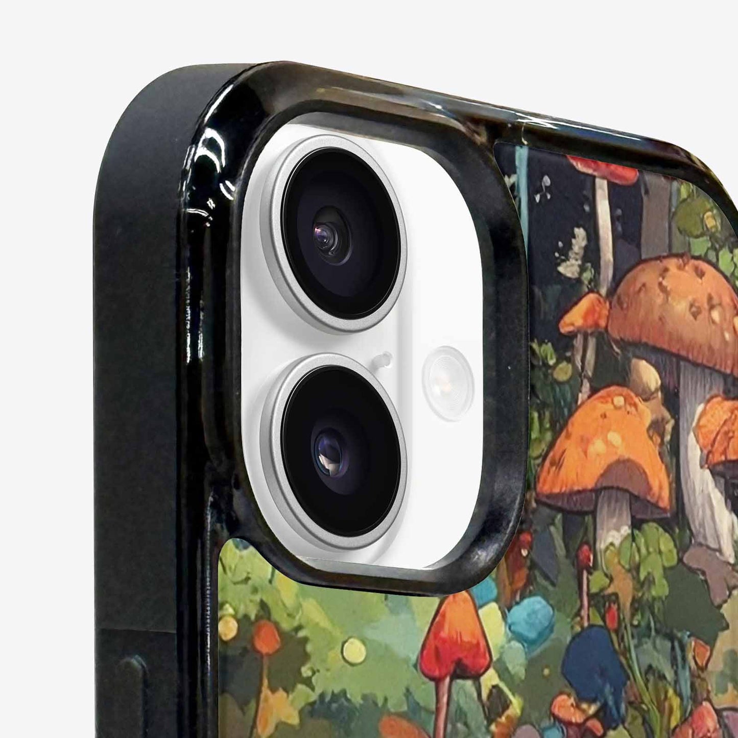iPhone 16 Plus Case — Mushrooms Camomushrooms Patter Big, Personalized Phone Case