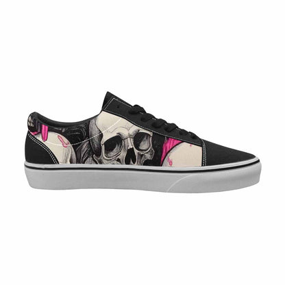 WOMEN'S Rainbow From Skull S Lace-Up Canvas Y2K Custom Shoes