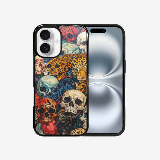 iPhone 16 Case — Skulls Animal Printskulls Patt, Customized Protective Case