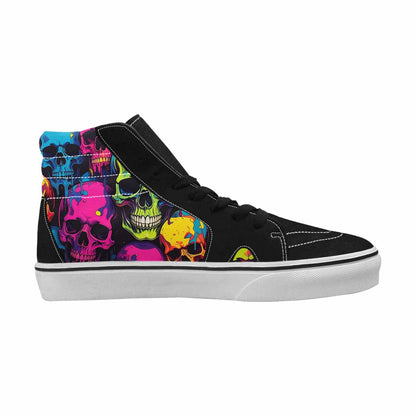 MEN'S 1000s Skulls Digital Camo High Top Canvas Y2K Shoes