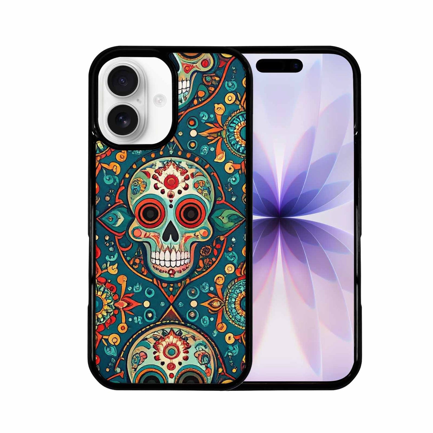 iPhone 17 Case — Sacred Geometry Skull Seamless Gothic Skulls, Custom Made Phone Cover