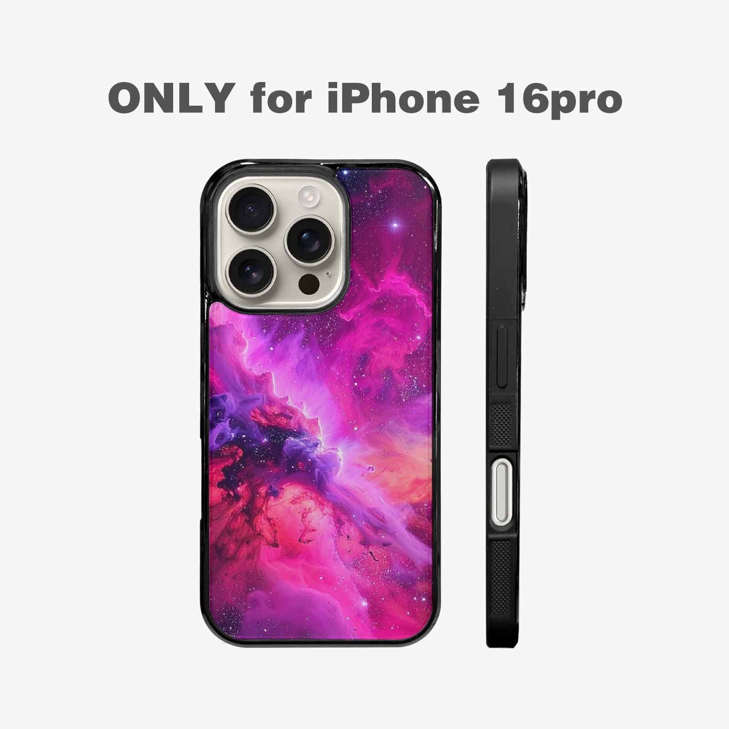 iPhone 16 Pro Case — Galaxy Nebula Galaxy Nebula Burs, Custom Print Case Cover