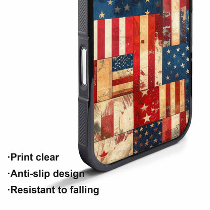 iPhone 17 Air Case — Small American Flag Stars And Galaxy, Customized Protective Case