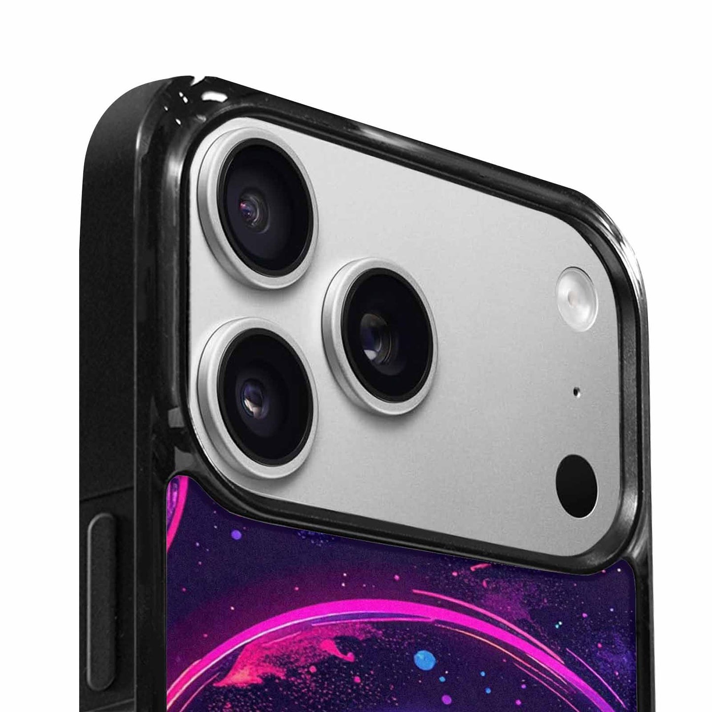 iPhone 17 Pro Max Case — Neon Winter Moon Cartoon Cute, Custom Designed Case Cover