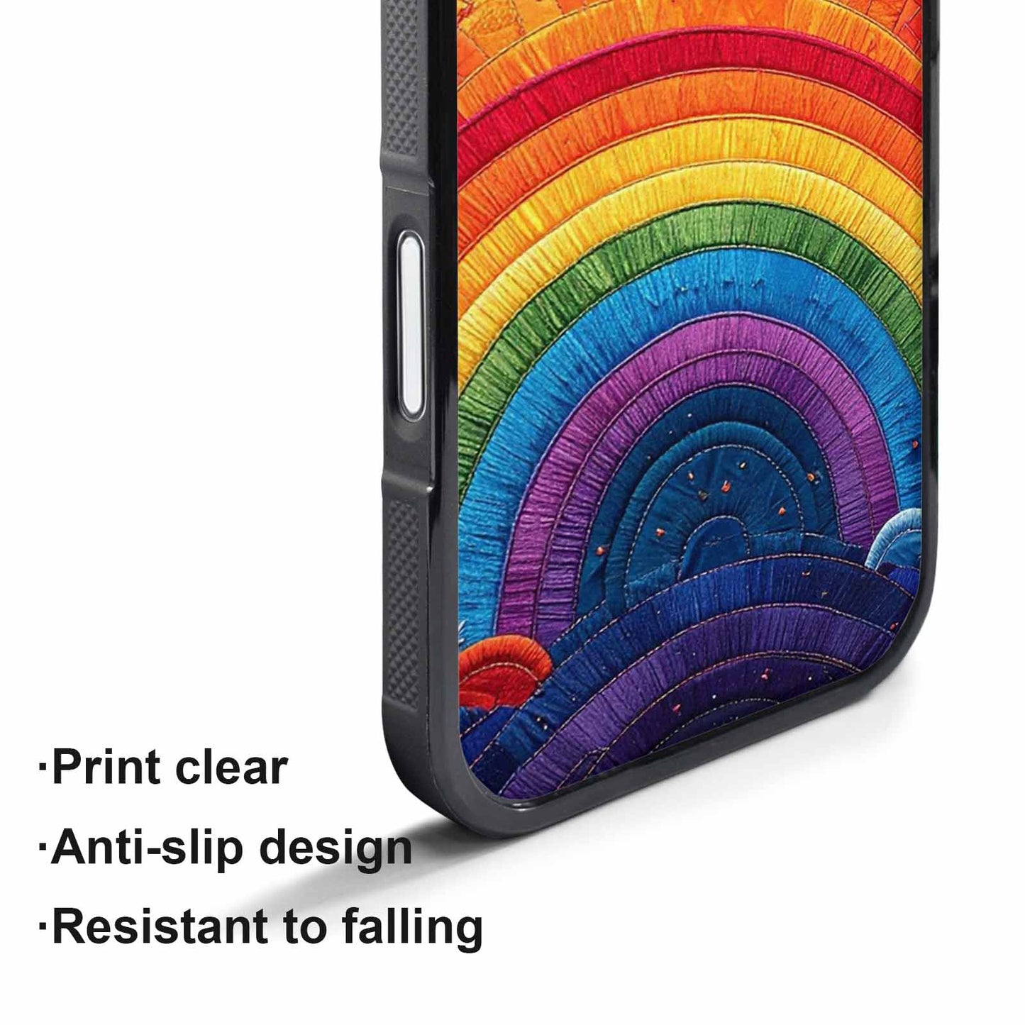 iPhone 17 Pro Case — Vivid Camo Rainbow Pride Camo, Custom Art Phone Cover
