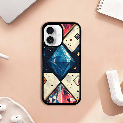 iPhone 17 Case — Vintage Summer Diamond Retro Vintage, Custom Print Case Cover