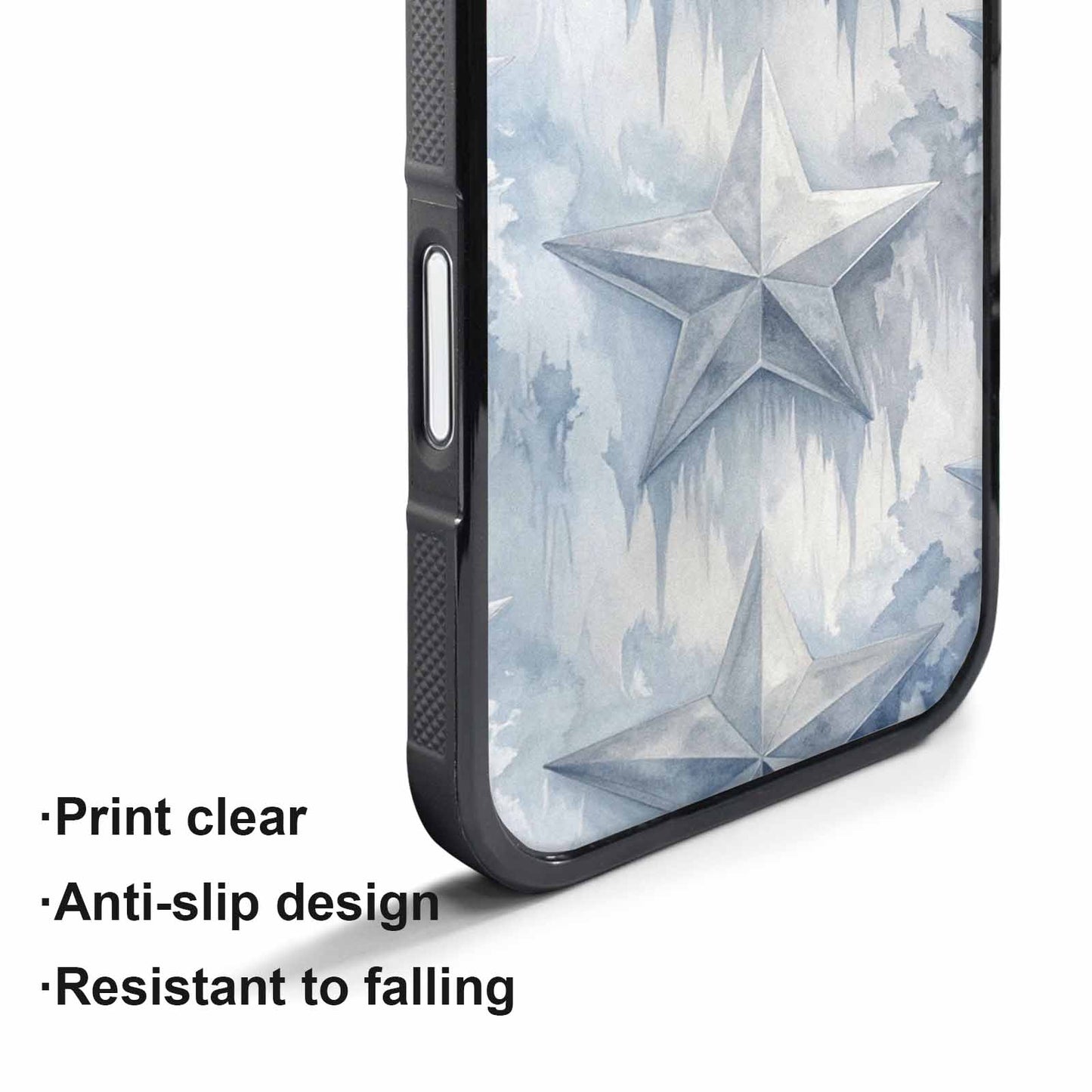 iPhone 17 Air Case — Seamless Tileable Pattern Of Overlapping Galaxy, Custom Designed Case Cover