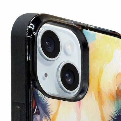 iPhone 15 Case — Golden Retriever Watercolor Art Pattern, Custom Designed Case Cover