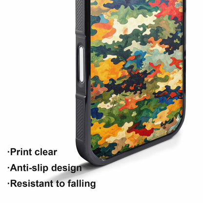 iPhone 17 Pro Max Case — Camo Patches Full Color Camo, Personalized Phone Case