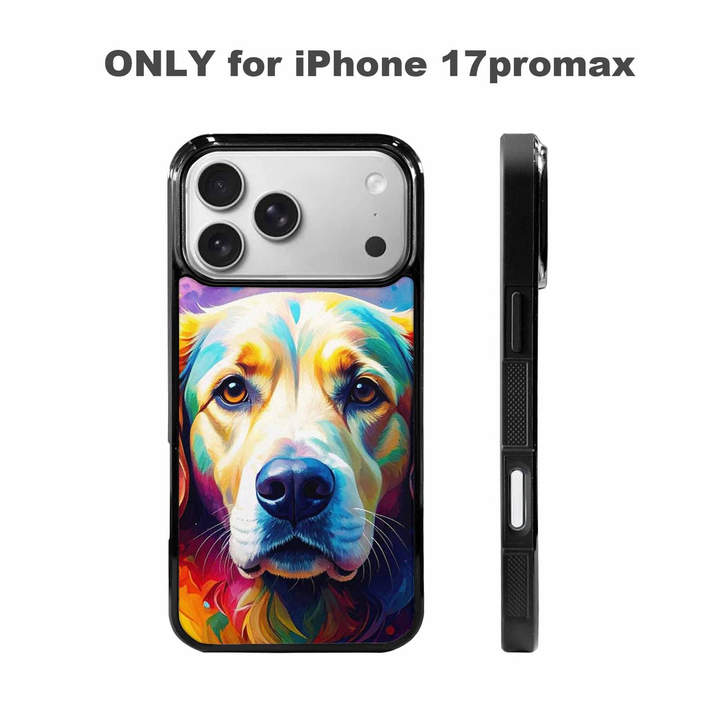 iPhone 17 Pro Max Case — Golden Retriever Watercolor Art Watercolor Abstract, Custom Print Case Cover
