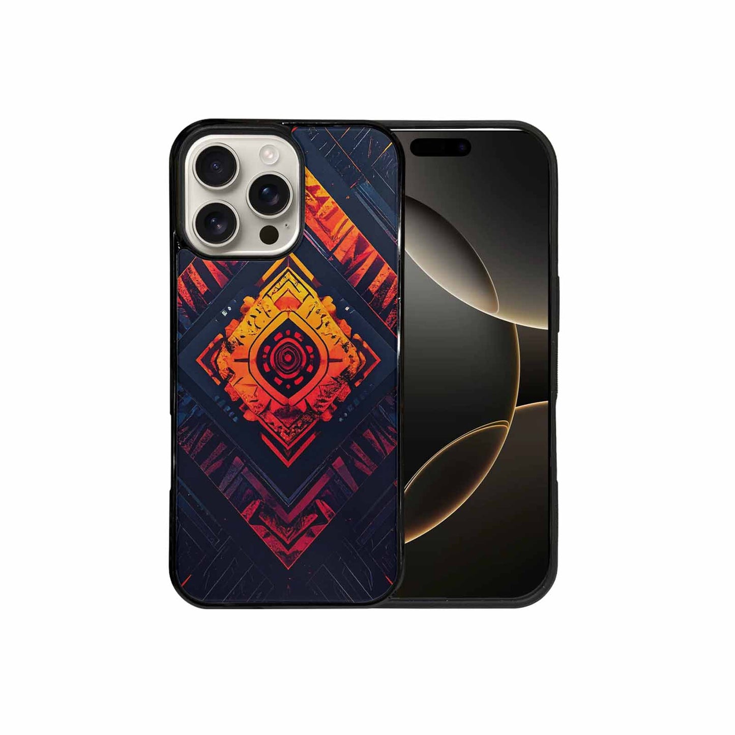 iPhone 16 Pro Max Case — Wild Tribal Ripple, Custom Phone Case