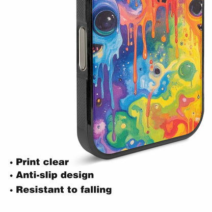 iPhone 16 Pro Case — Aliens Tie Dyemelting Aliens P, Custom Designed Case Cover