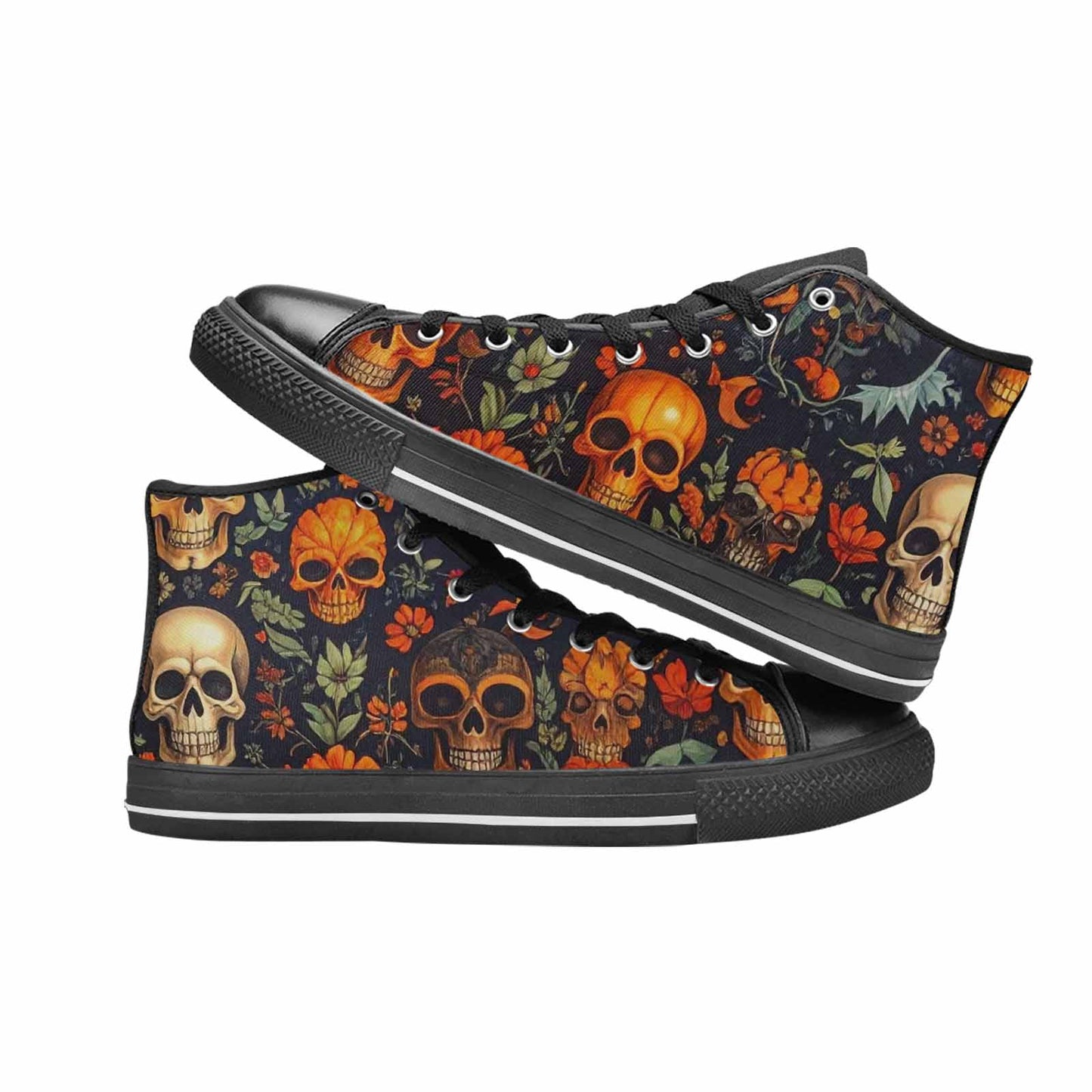 MEN'S Skulls - Halloween High Top Canvas Y2K Sneakers