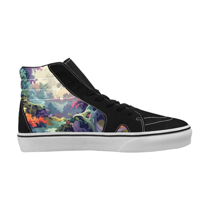 Camo Design 1 Women's High Top Skateboarding Shoes