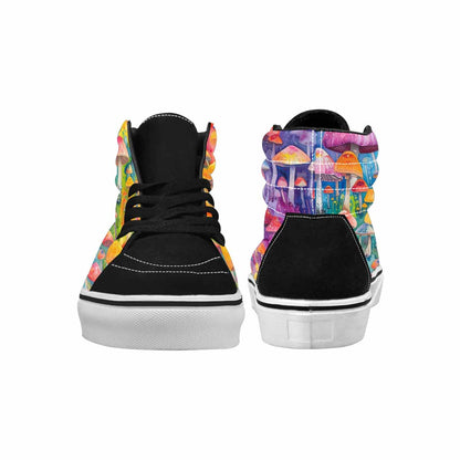 MEN'S Mushrooms  Tie Dye High Top Canvas Grunge Shoes