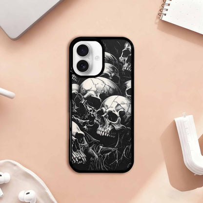 iPhone 17 Case — Skull Dark Art Gothic Print Gothic, Custom Phone Case