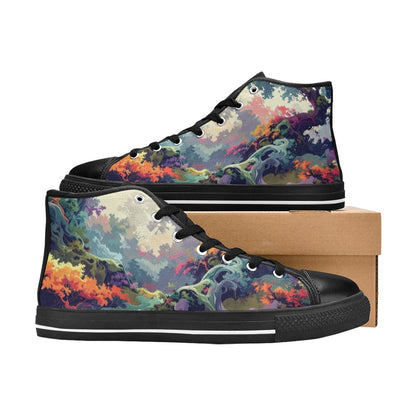 Camo Design 1 Men’s Classic High Top Canvas Shoes