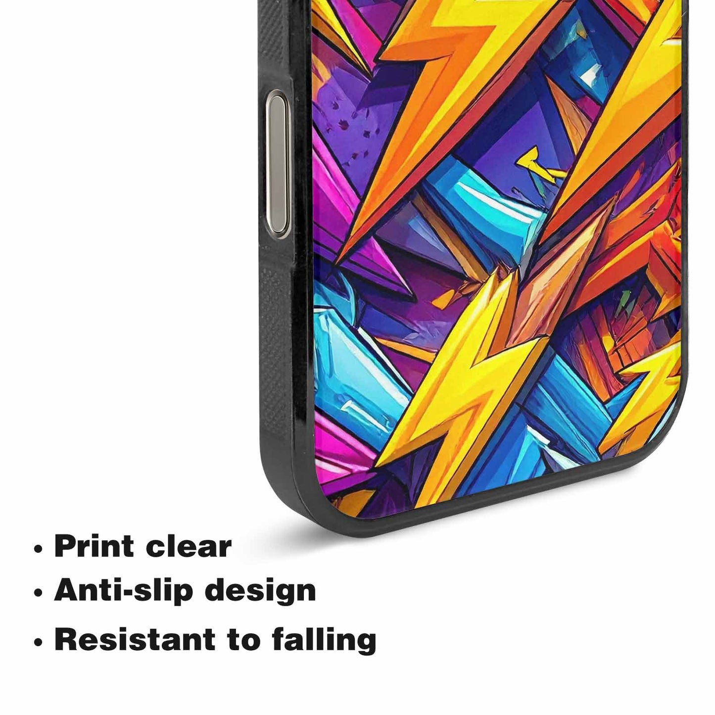 iPhone 16 Pro Max Case — Lightning Bolt Storm Pattern Hundreds Of, Customized Protective Case