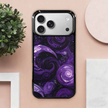 iPhone 17 Pro Max Case — Seamless Repeating Pattern Of Galaxy Space, Unique Phone Case Design
