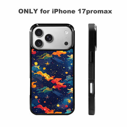 iPhone 17 Pro Max Case — Cosmic Camo Harmony Galaxy Space, Custom Phone Case