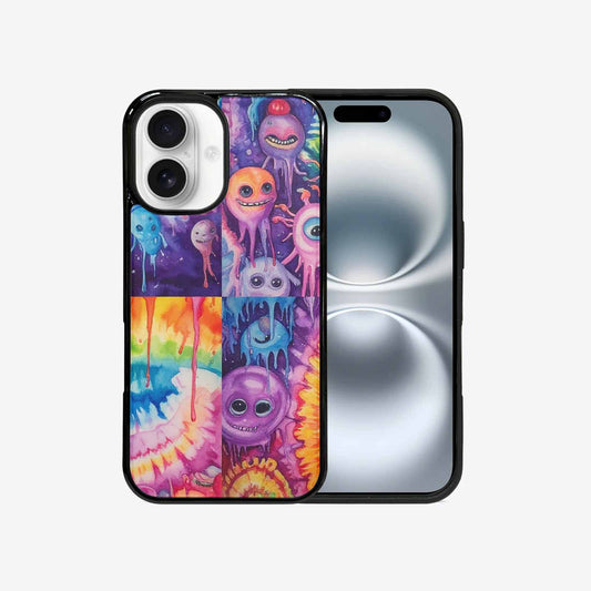iPhone 16 Case — Aliens Tie Dyemelting Aliens P, Custom Designed Case Cover