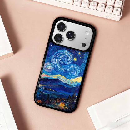 iPhone 17 Pro Case — Starry Night Van Gogh Custom Galaxy, Unique Phone Case Design