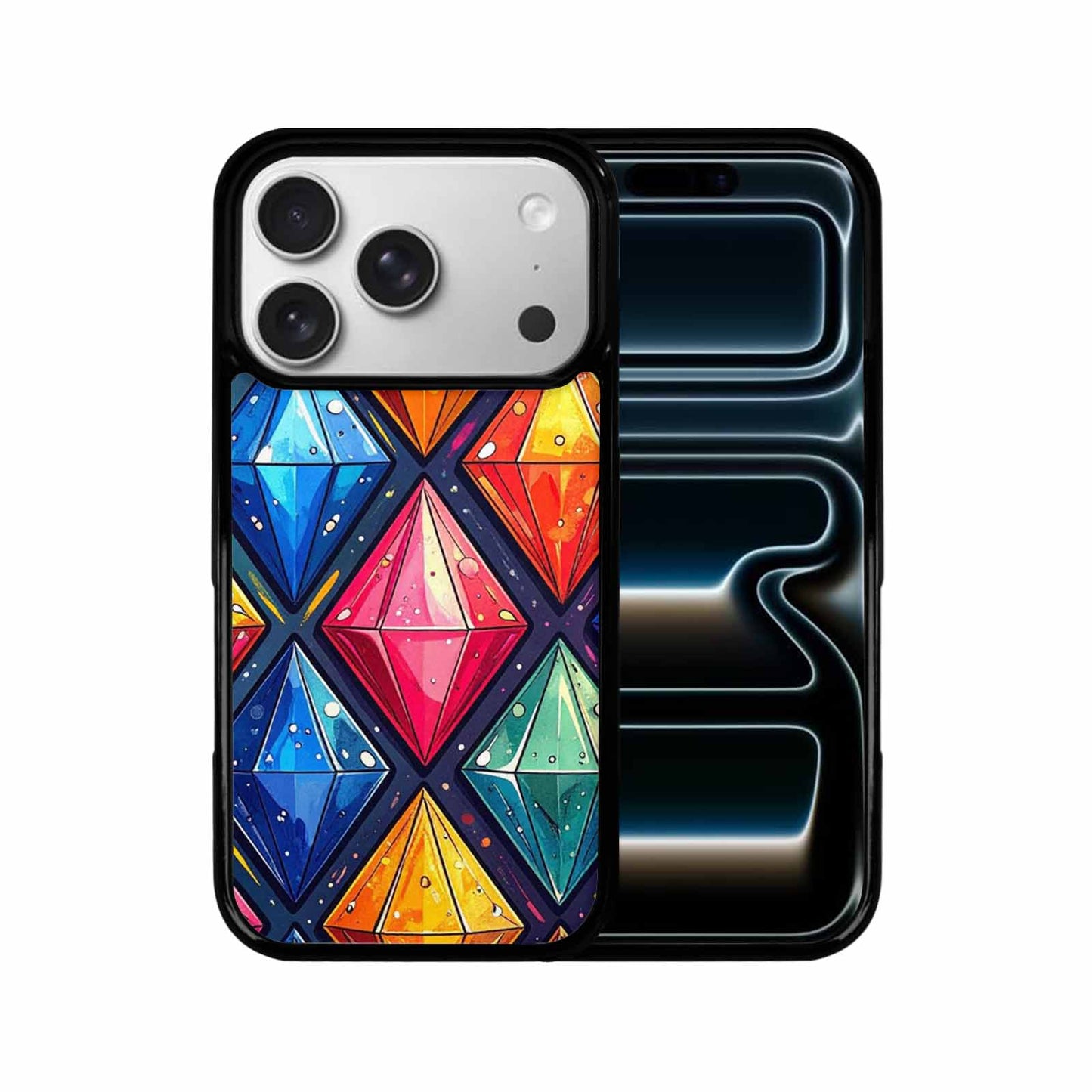 iPhone 17 Pro Case — Vintage Summer Diamond Retro Vintage, Personalized Phone Case