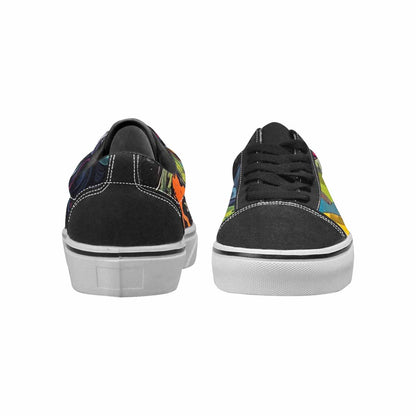 WOMEN'S Aliens × Camo Aliens Lace-Up Canvas Dark Academia Sneakers