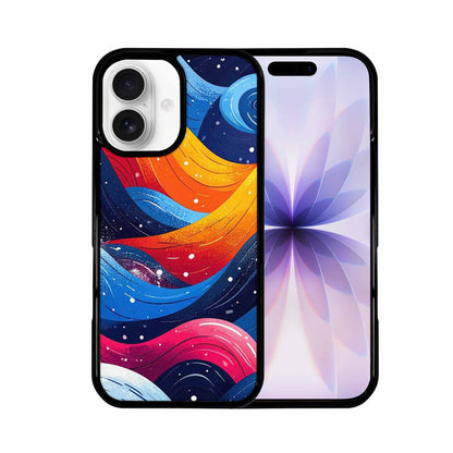 iPhone 17 Case — Glossy Winter Wave Cartoon Cute, Custom Art Phone Cover