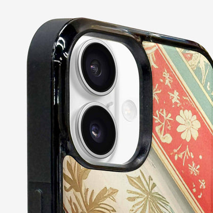 iPhone 16 Case — Christmas Wrapping Paper Pattern Art Wallpaper, Original Design Phone Case