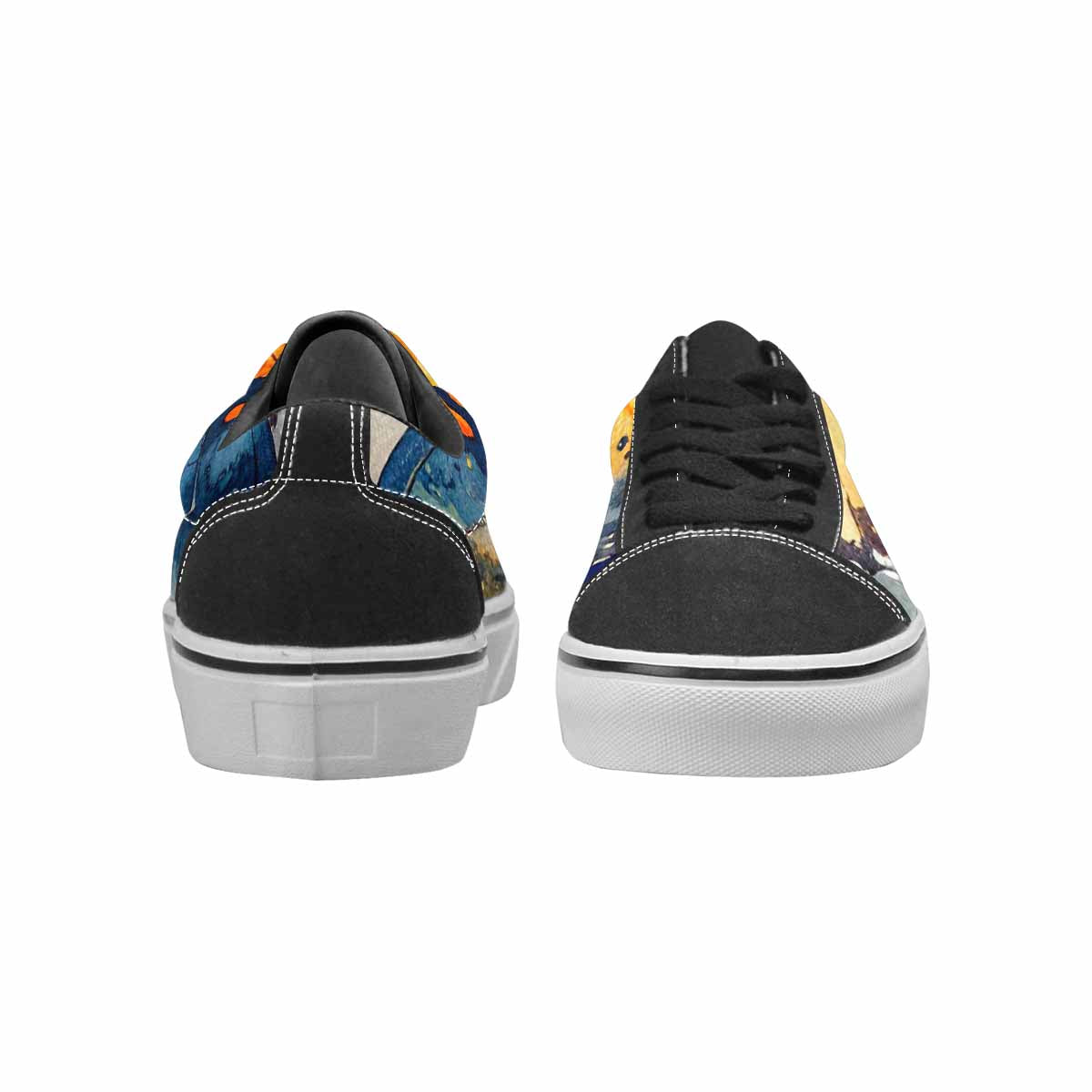 MEN'S Butterfly Wing Canvas Lace-Up Surreal Custom Sneakers
