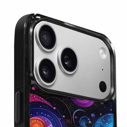 iPhone 17 Pro Max Case — Rose Galaxy Art Seamless Galaxy Space, Customized Protective Case