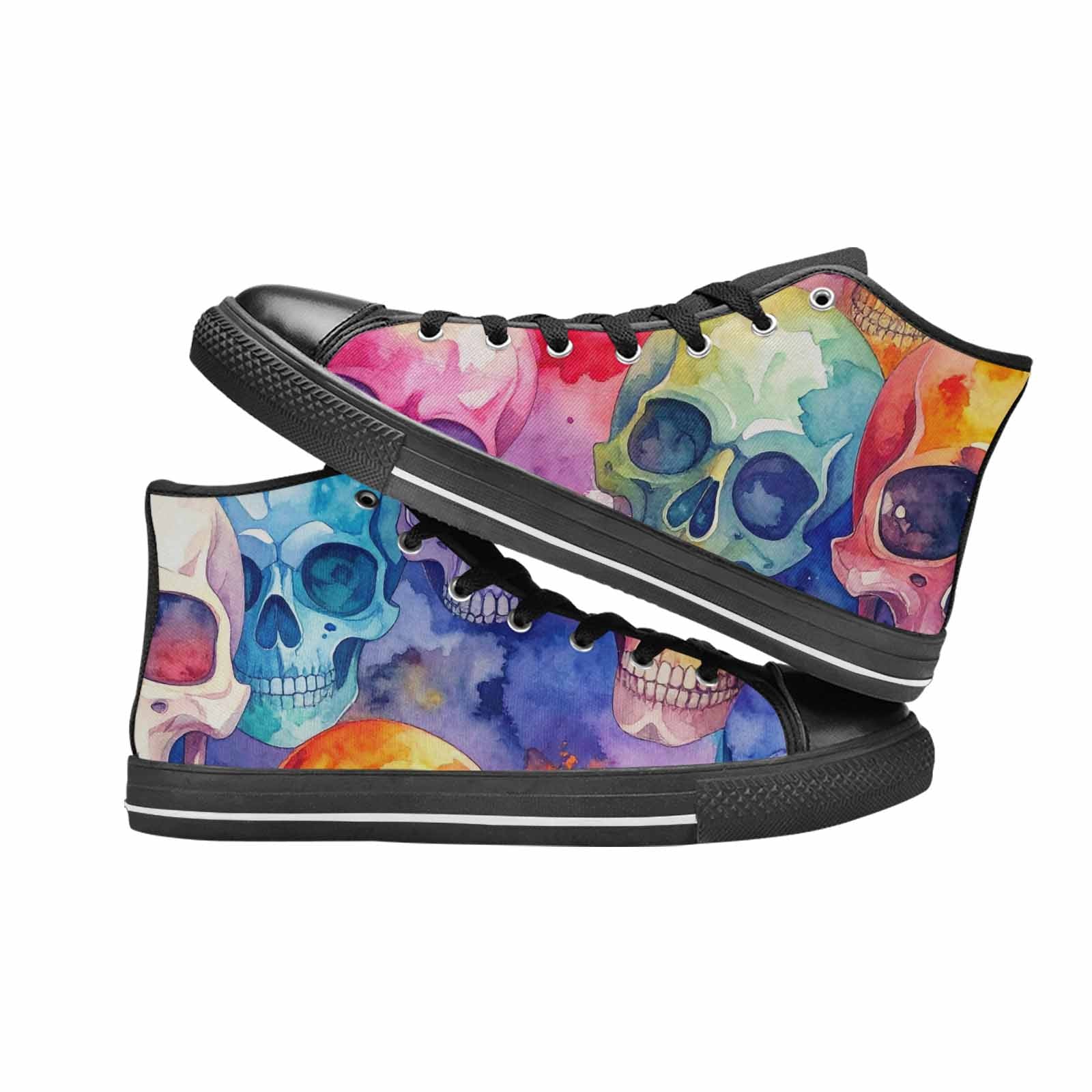 MEN'S Kulls - Watercolor High Top Canvas Grunge Shoes