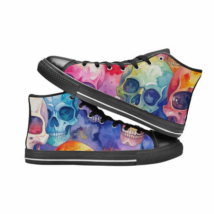 MEN'S Kulls - Watercolor High Top Canvas Grunge Shoes