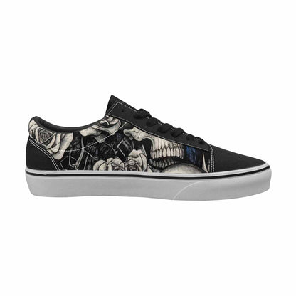 WOMEN'S Skull Roses Lace-Up Canvas Dreamcore Custom Shoes