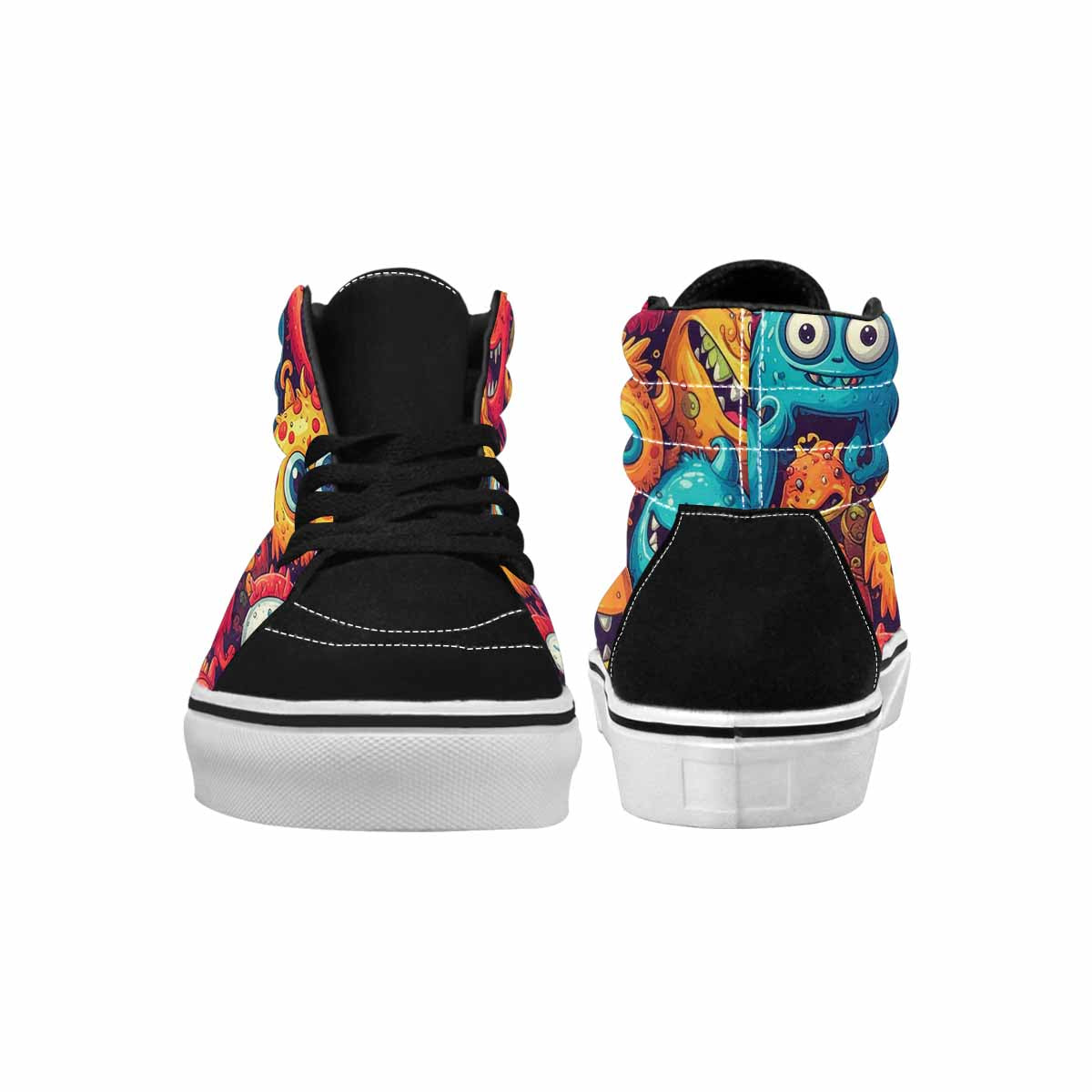 MEN'S Cartoon Monster Character High Top Canvas Dreamcore Custom Shoes