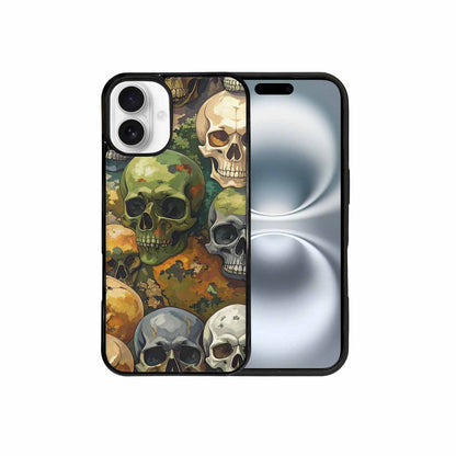 iPhone 16 Plus Case — Skulls Camoskulls Pattern Hu Bti, Custom Phone Case