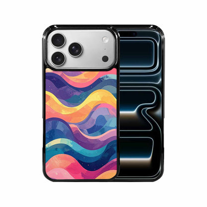 iPhone 17 Pro Max Case — Glowing Camo Wave Camo, Custom Printed Phone Case