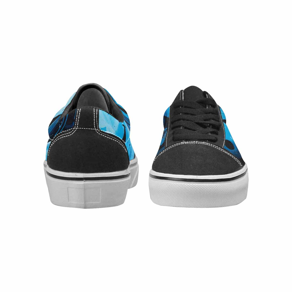WOMEN'S Melting Moon Smiley Lace-Up Canvas Dreamcore Shoes