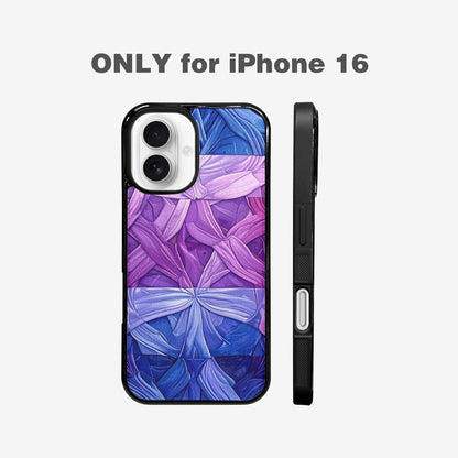 iPhone 16 Case — Bisexual Flag Color Theme Small Rainbow, Personalized Phone Case