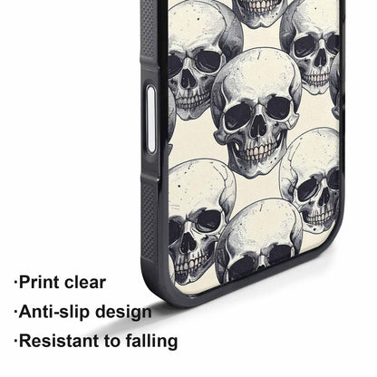 iPhone 17 Pro Max Case — Skull Dark Art Gothic Print Gothic, Personalized Phone Case