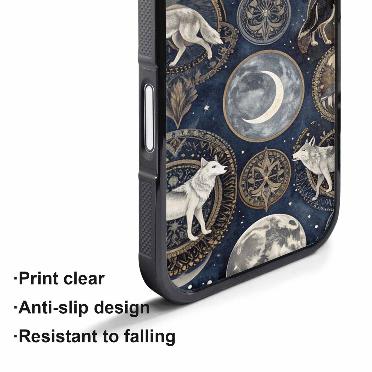 iPhone 17 Air Case — Wolves Everywhere Collage Overlap Small Original, Customized Protective Case