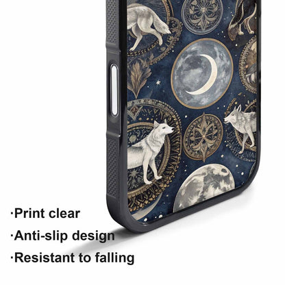 iPhone 17 Air Case — Wolves Everywhere Collage Overlap Small Original, Customized Protective Case