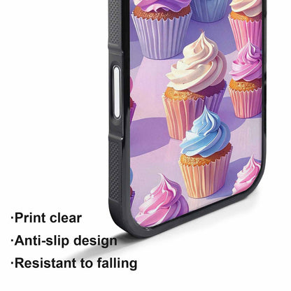 iPhone 17 Pro Case — Chrome Retro Cupcake Retro Vintage, Custom Print Case Cover