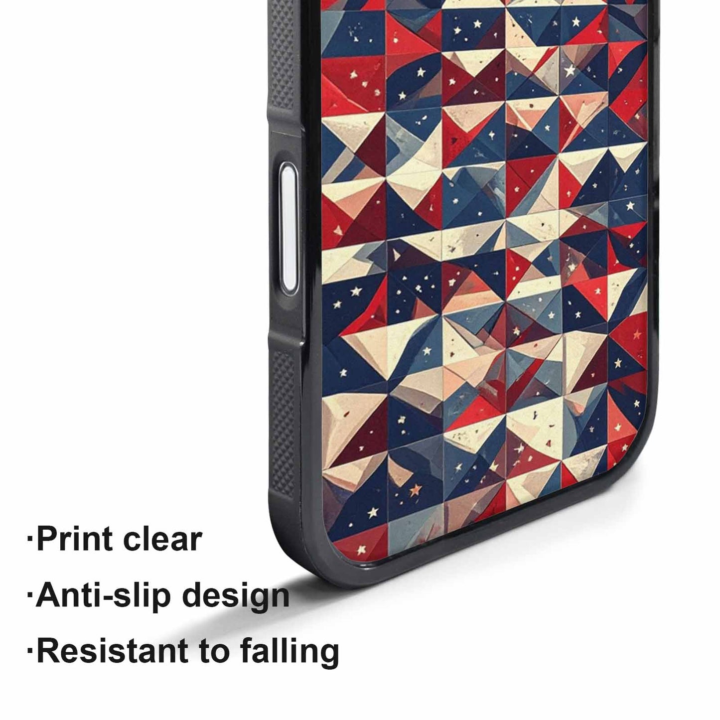 iPhone 17 Pro Case — Small American Flag Stars And Galaxy, Custom Phone Case