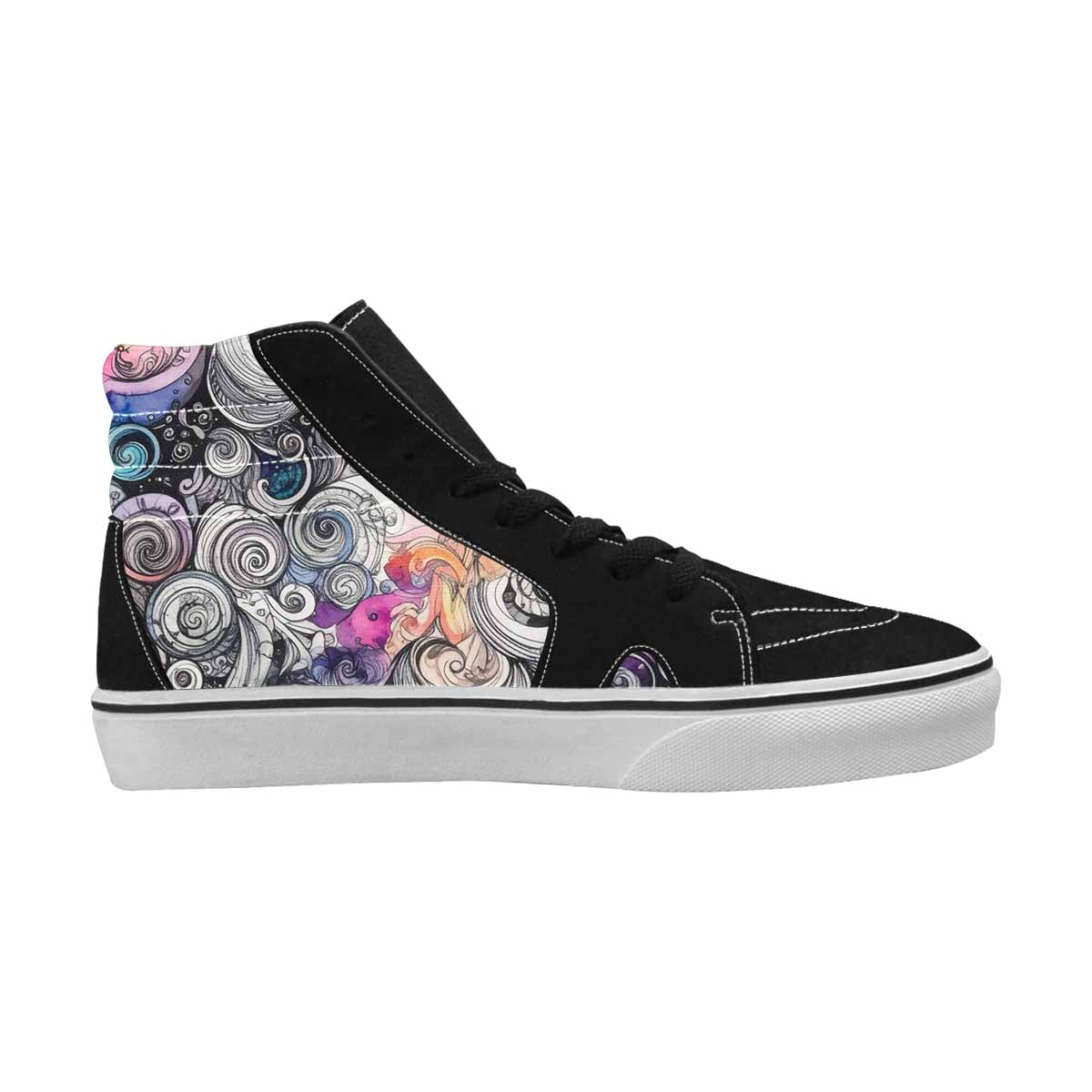 MEN'S Tie High Top Canvas Surreal Shoes